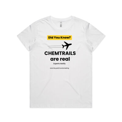 Chemtrails - Women’s Tee (White) Thumbnail